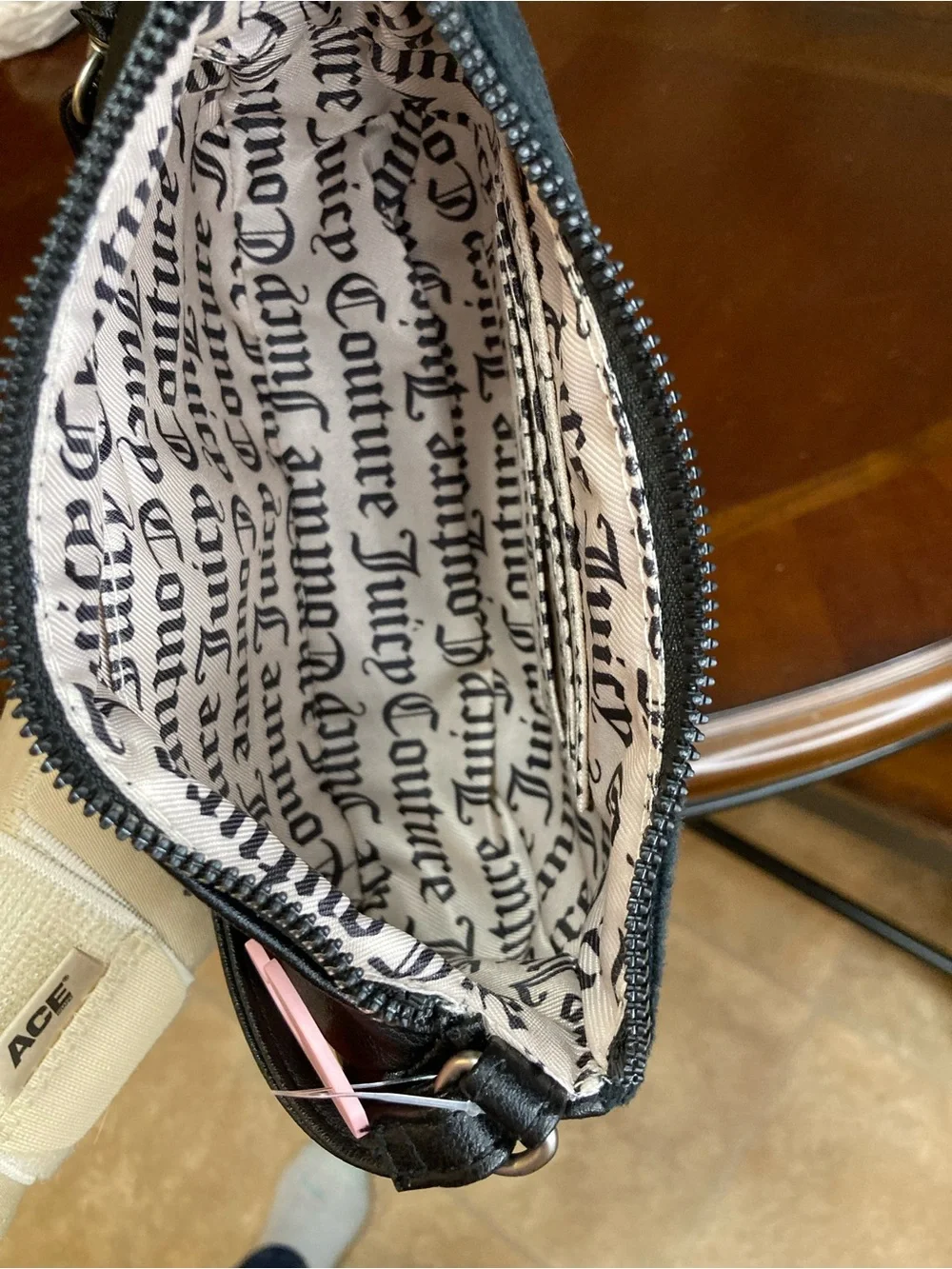 Juicy Couture Small Embroidered Logo Shoulder Bag